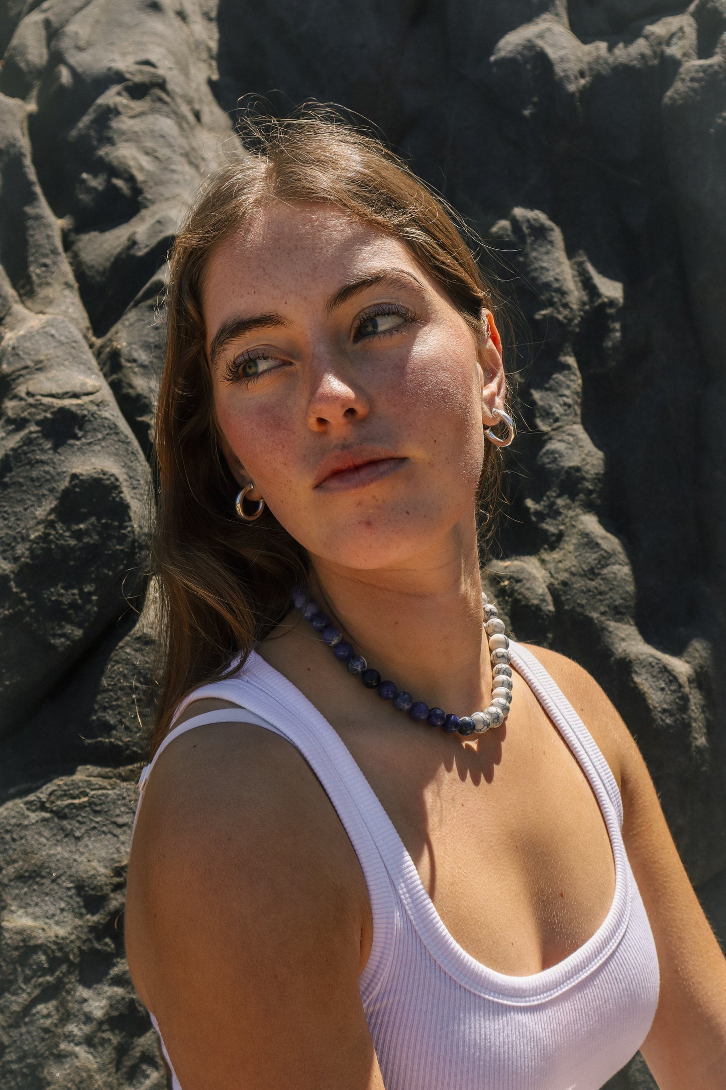 Collar Sodalita - Howlita