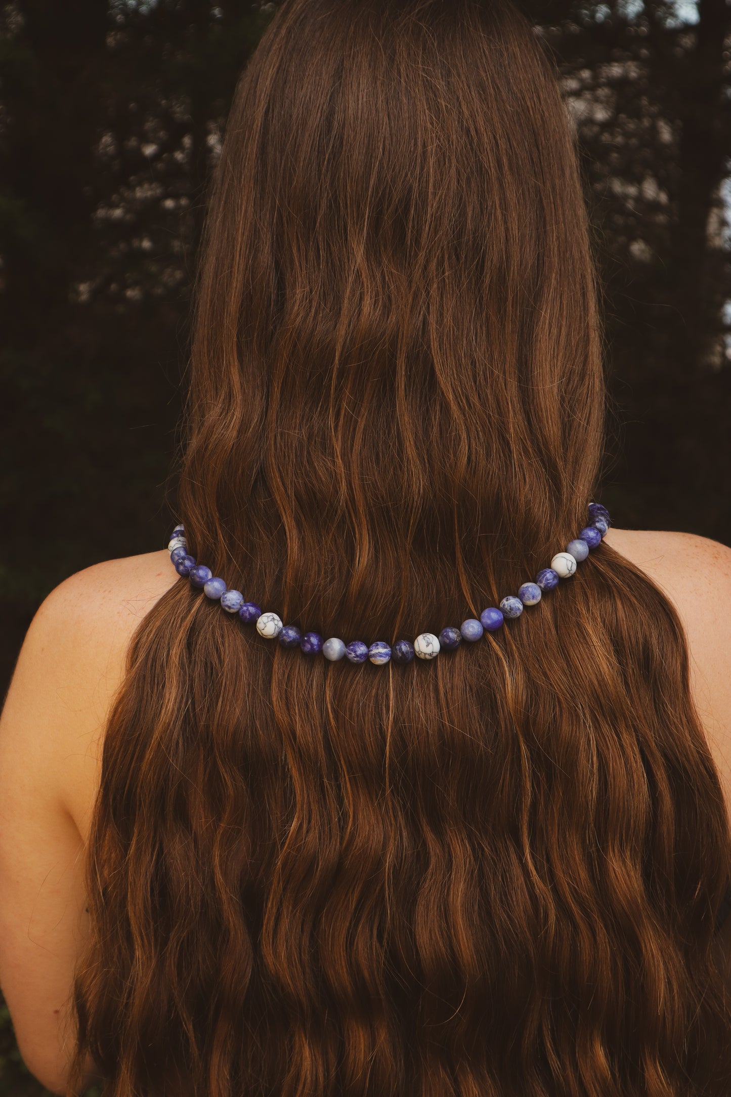Collar Sodalita - Howlita