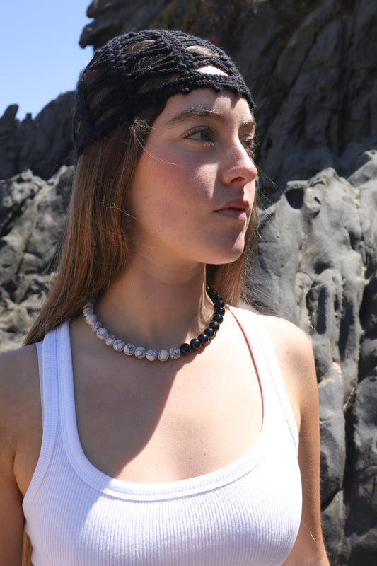 Collar Ónix - Howlita