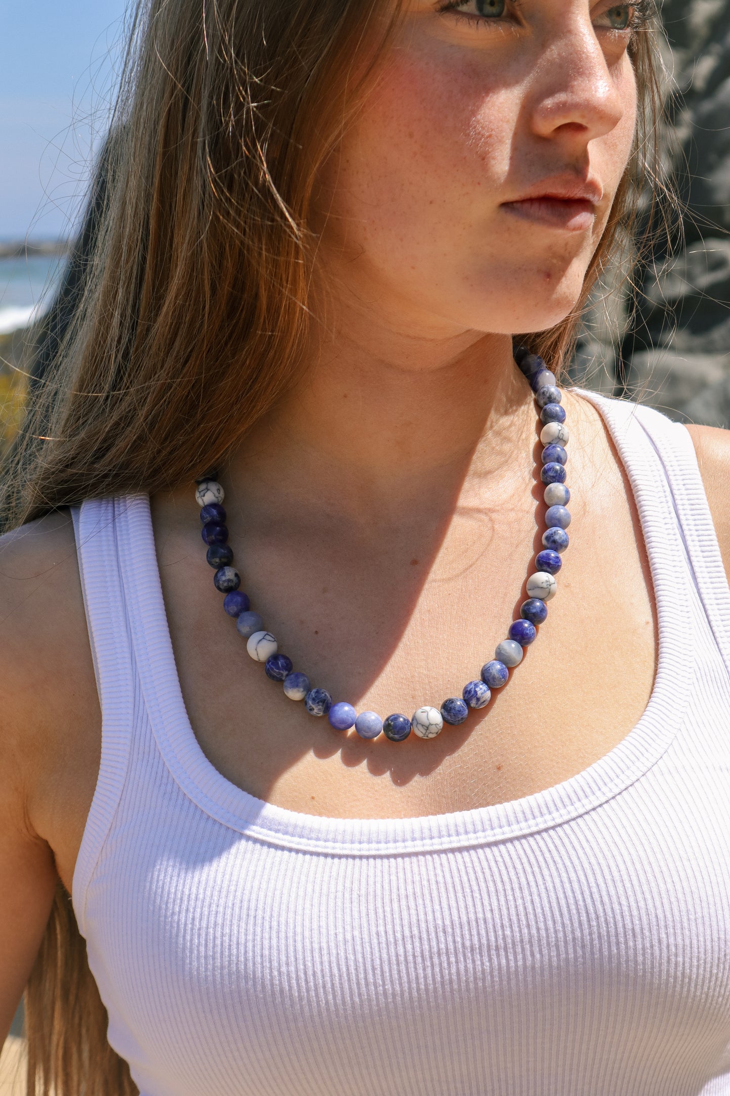 Collar Sodalita - Howlita